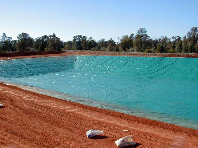 Dam liner installation